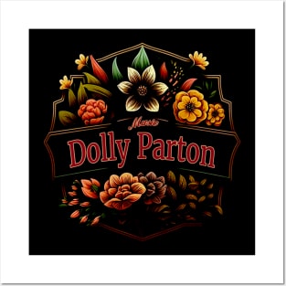 Dolly Parton Flower Vintage Posters and Art